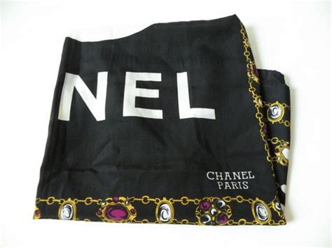 vintage chanel square scarf|Chanel scarf authenticity.